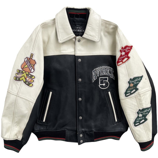 Avirex Leather Varsity Jacket