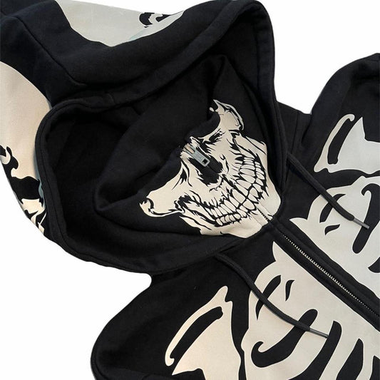 Vanson Skeleton Hoodie