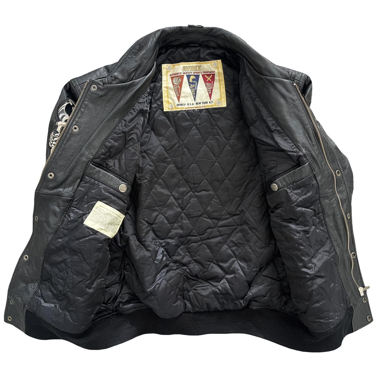 Avirex Leather Varsity Jacket
