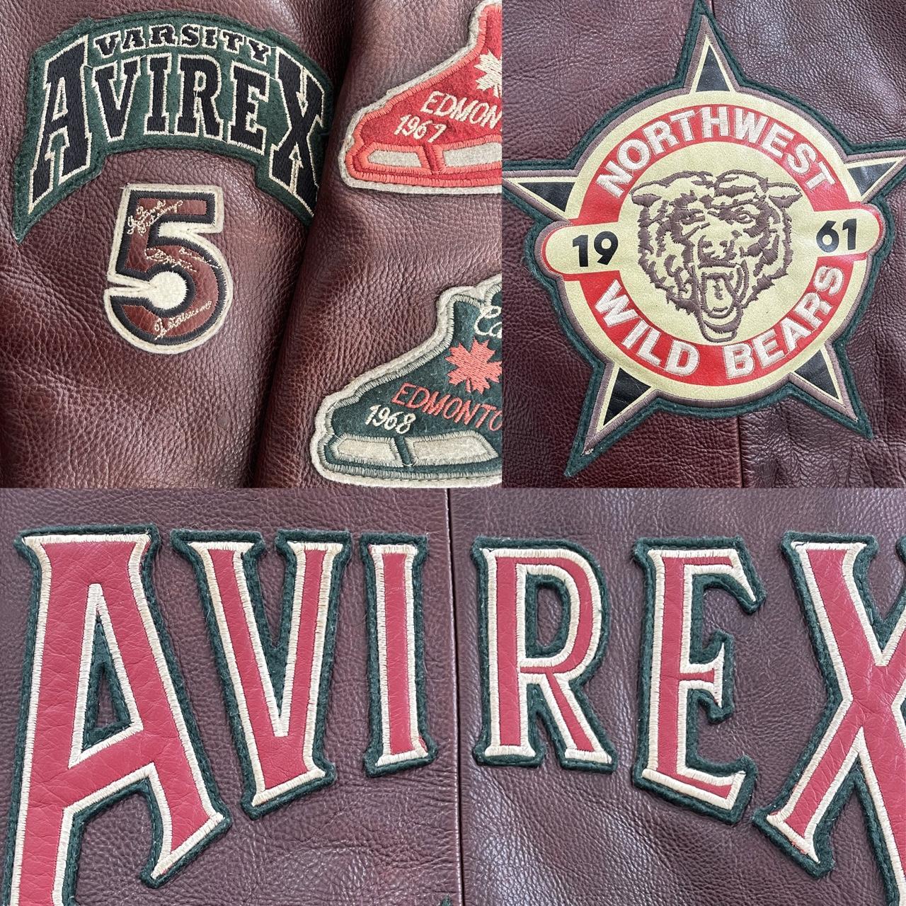 Avirex Leather Varsity Jacket