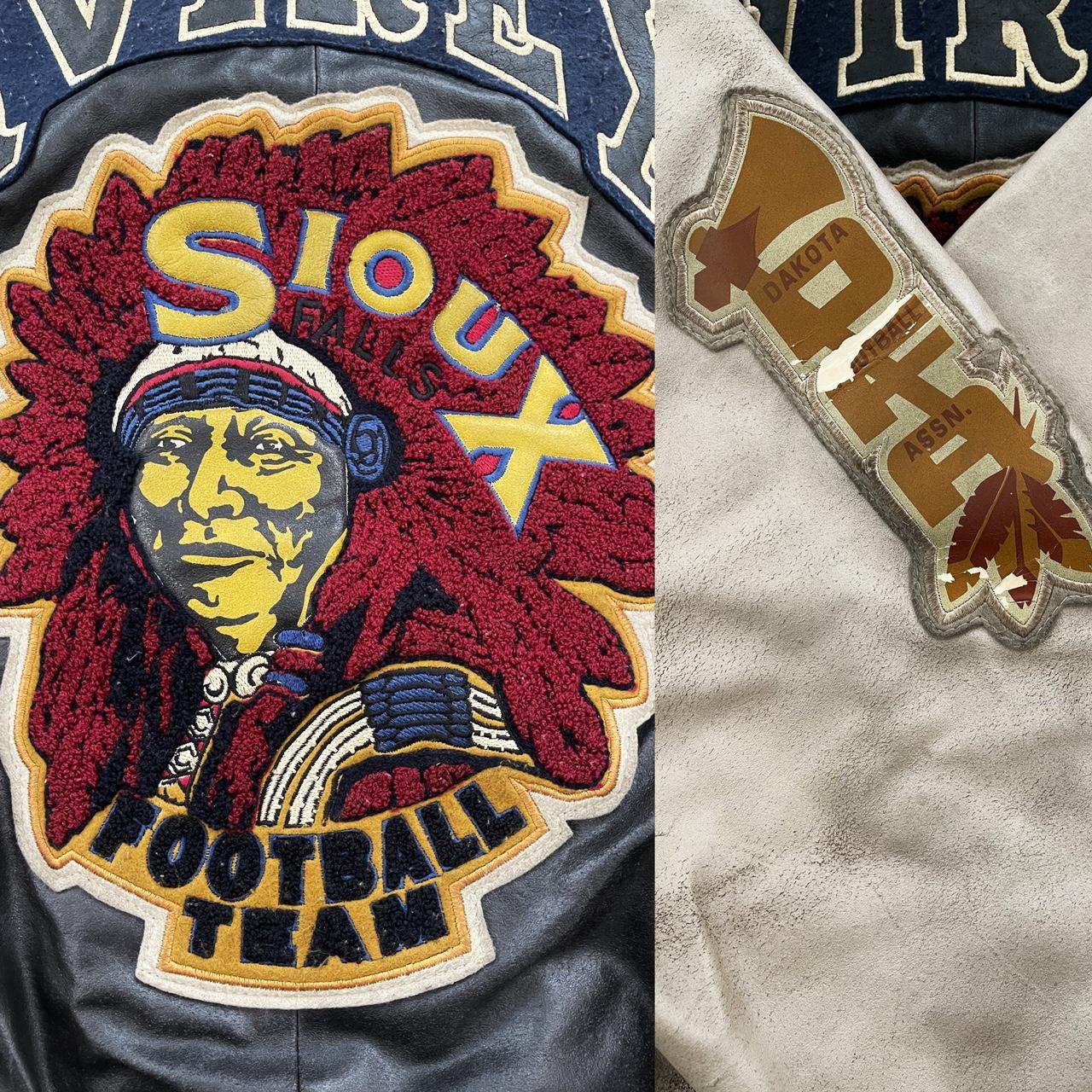 Avirex Leather Varsity Jacket - M