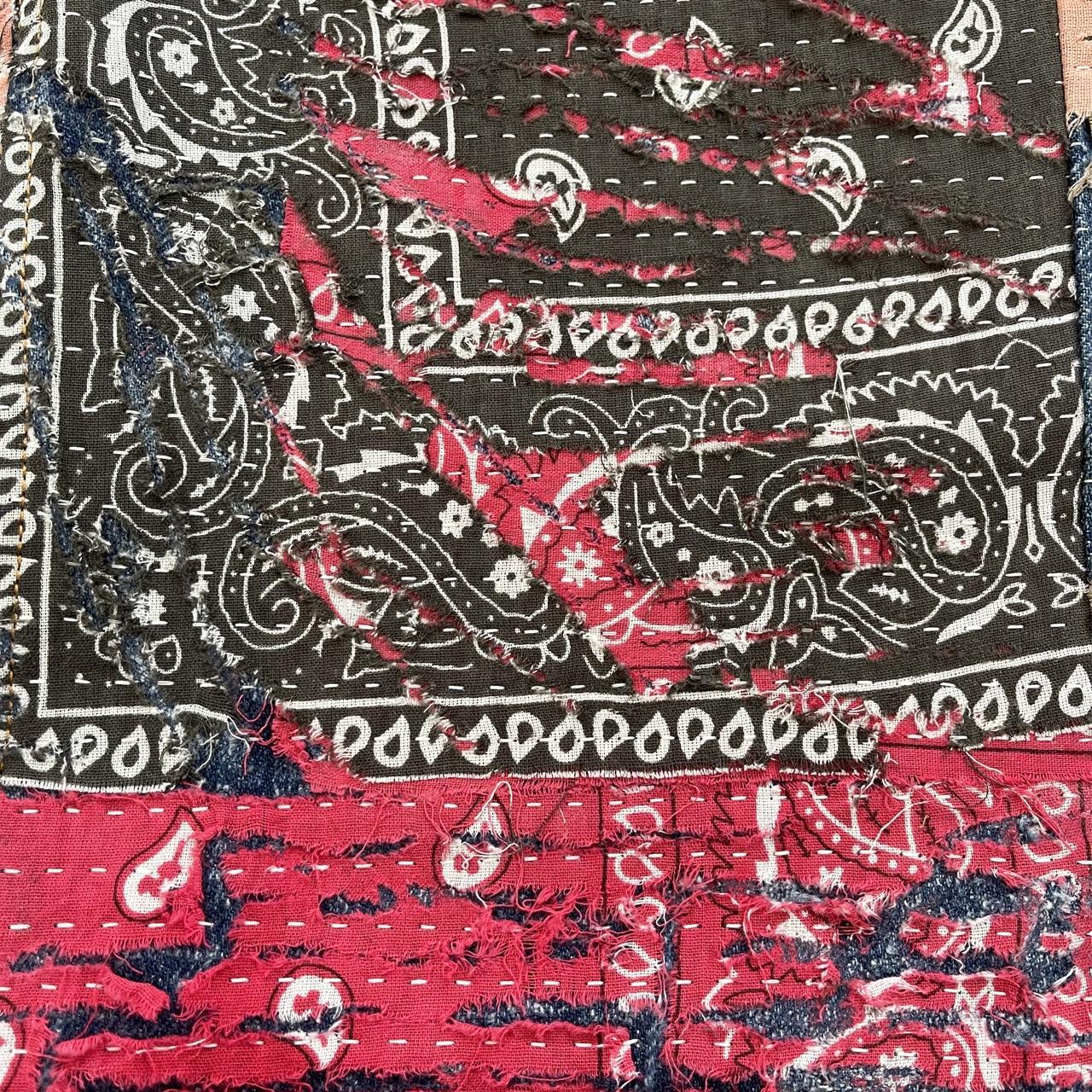 Japanese Boro Sashiko Bandana Jeans Kapital Proleta Re Art