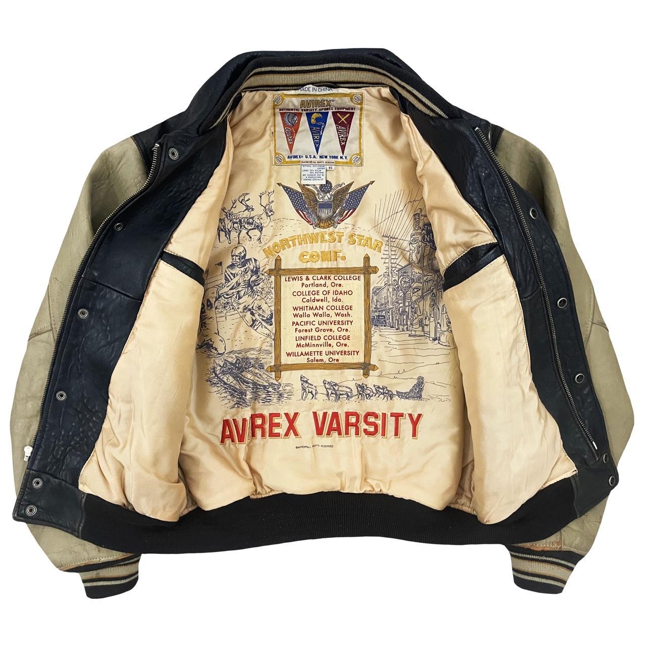 Avirex Leather Varsity Jacket
