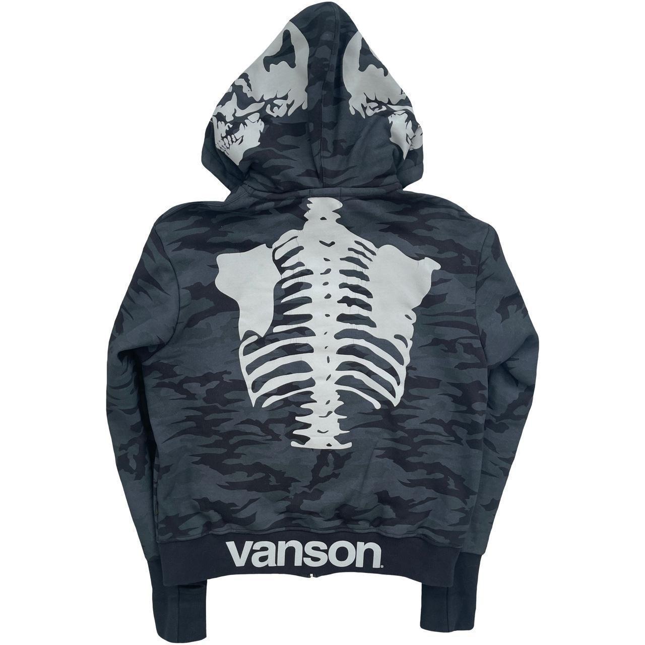 Vanson Skeleton Hoodie