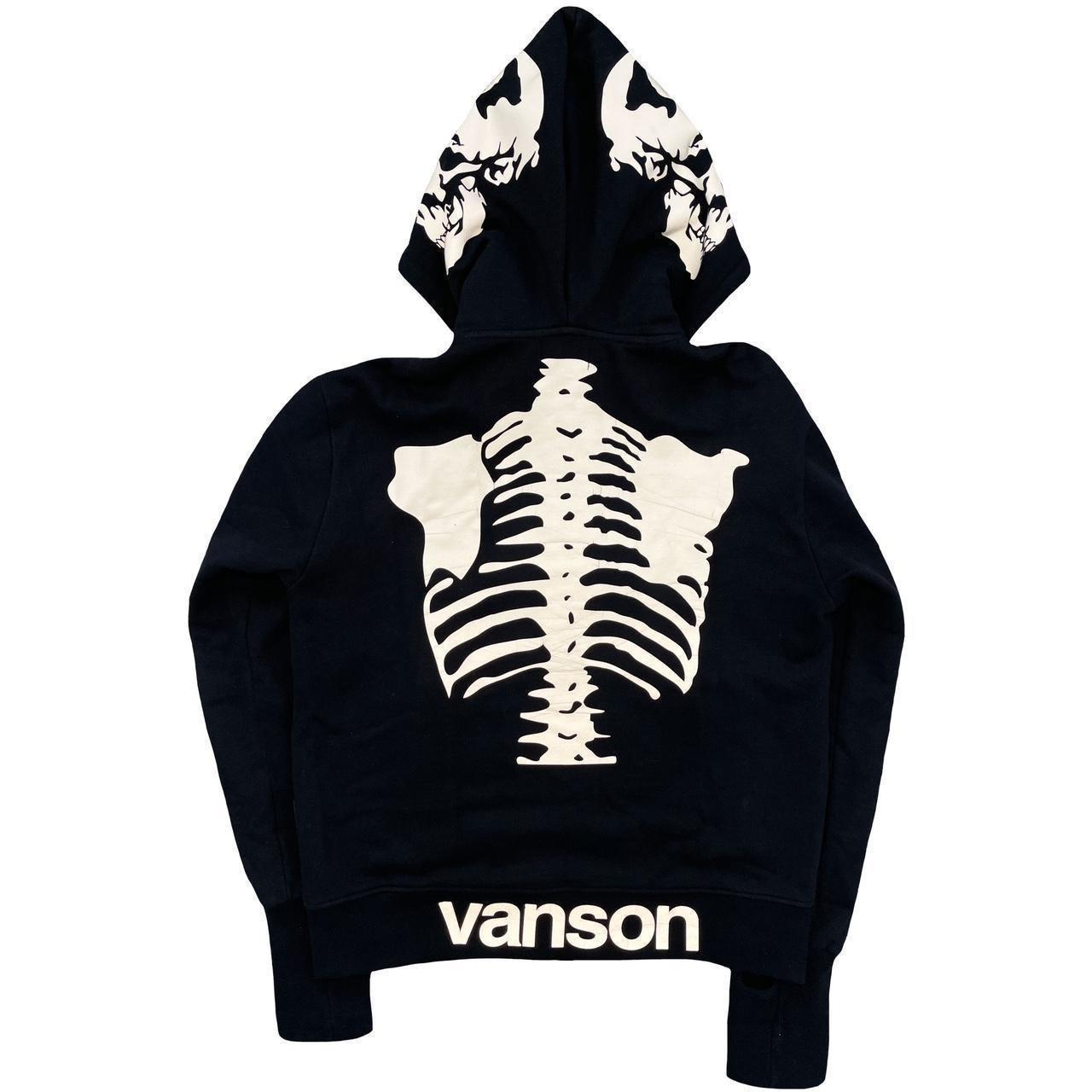 Vanson Skeleton Hoodie