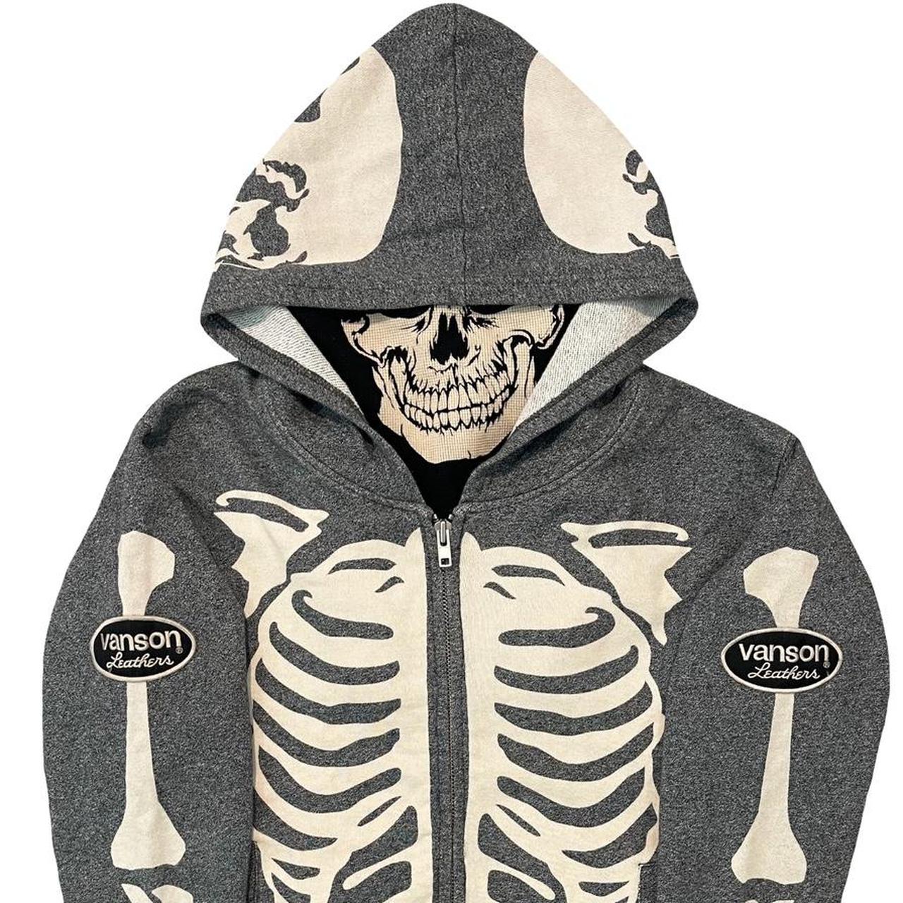 Vanson Skeleton Hoodie
