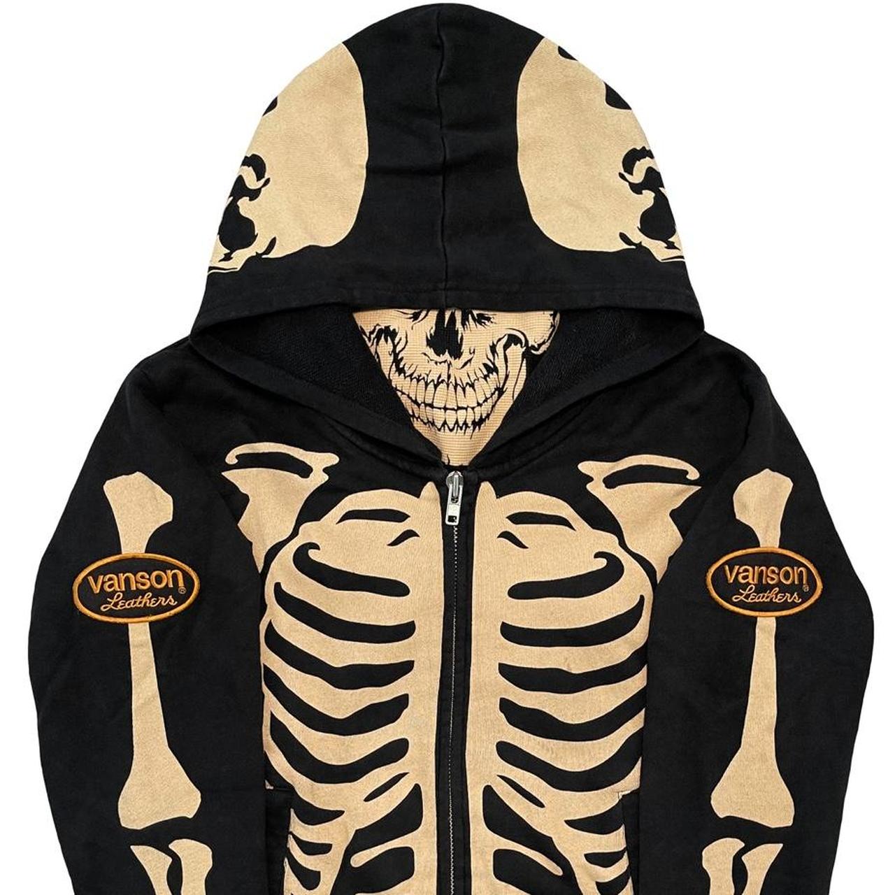 Vanson Skeleton Hoodie