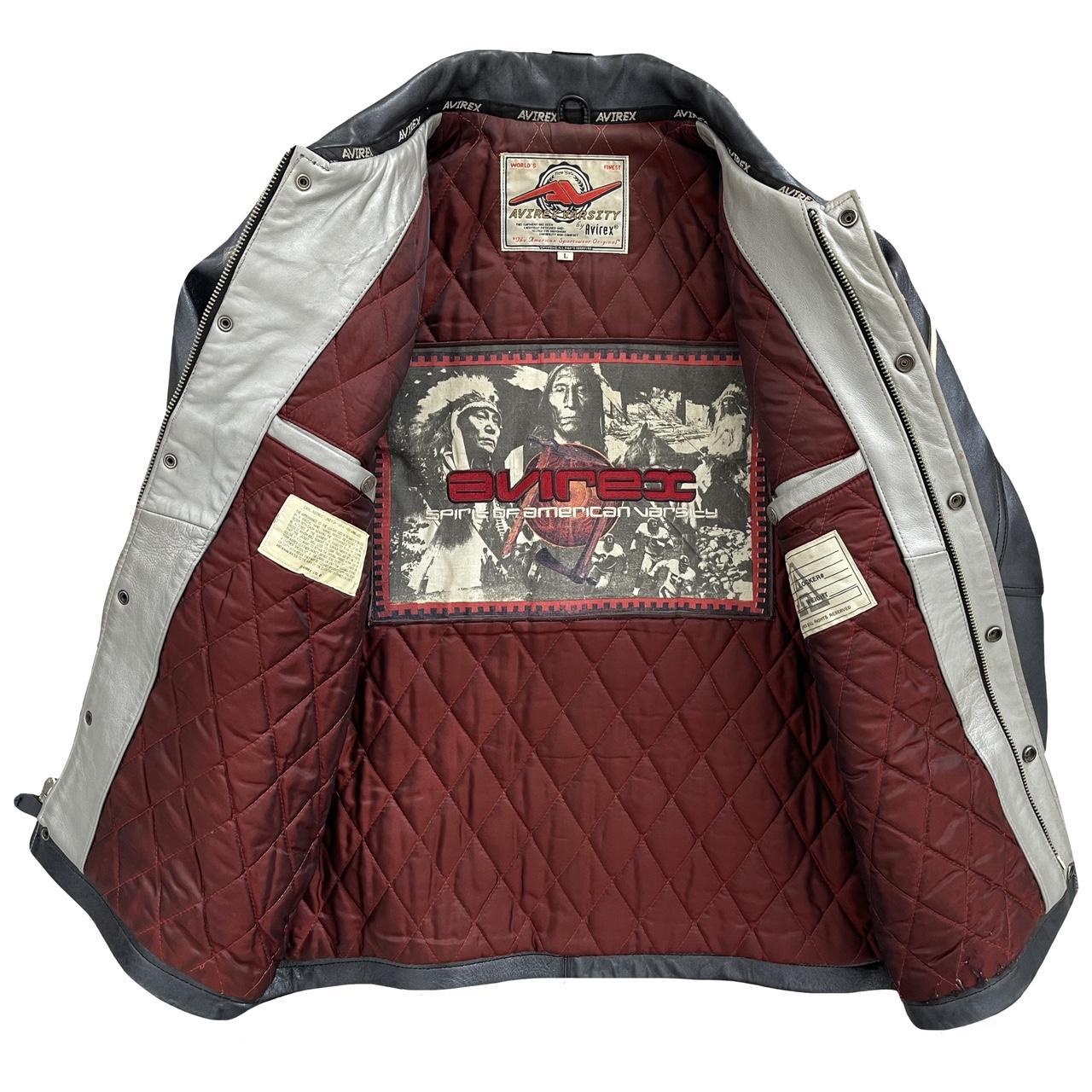 Avirex Leather Varsity Jacket