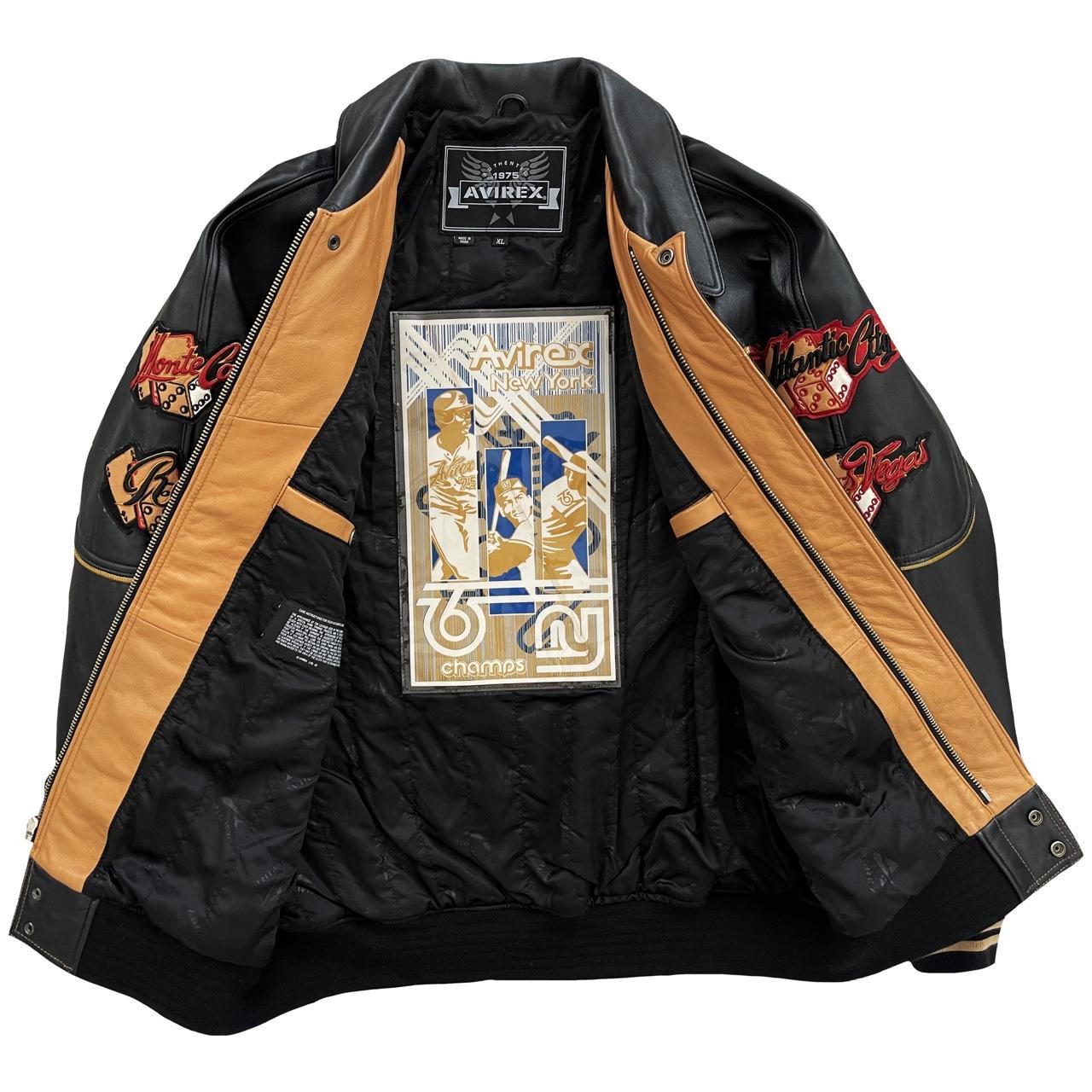 Avirex Leather Varsity Jacket