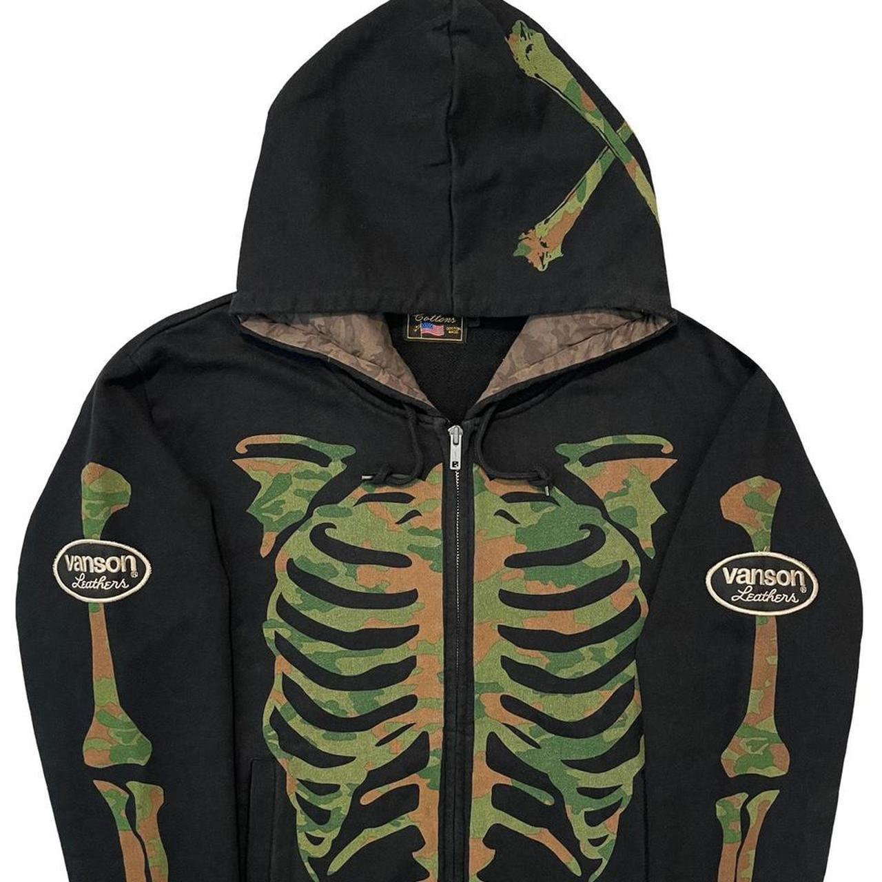 Vanson Skeleton Hoodie