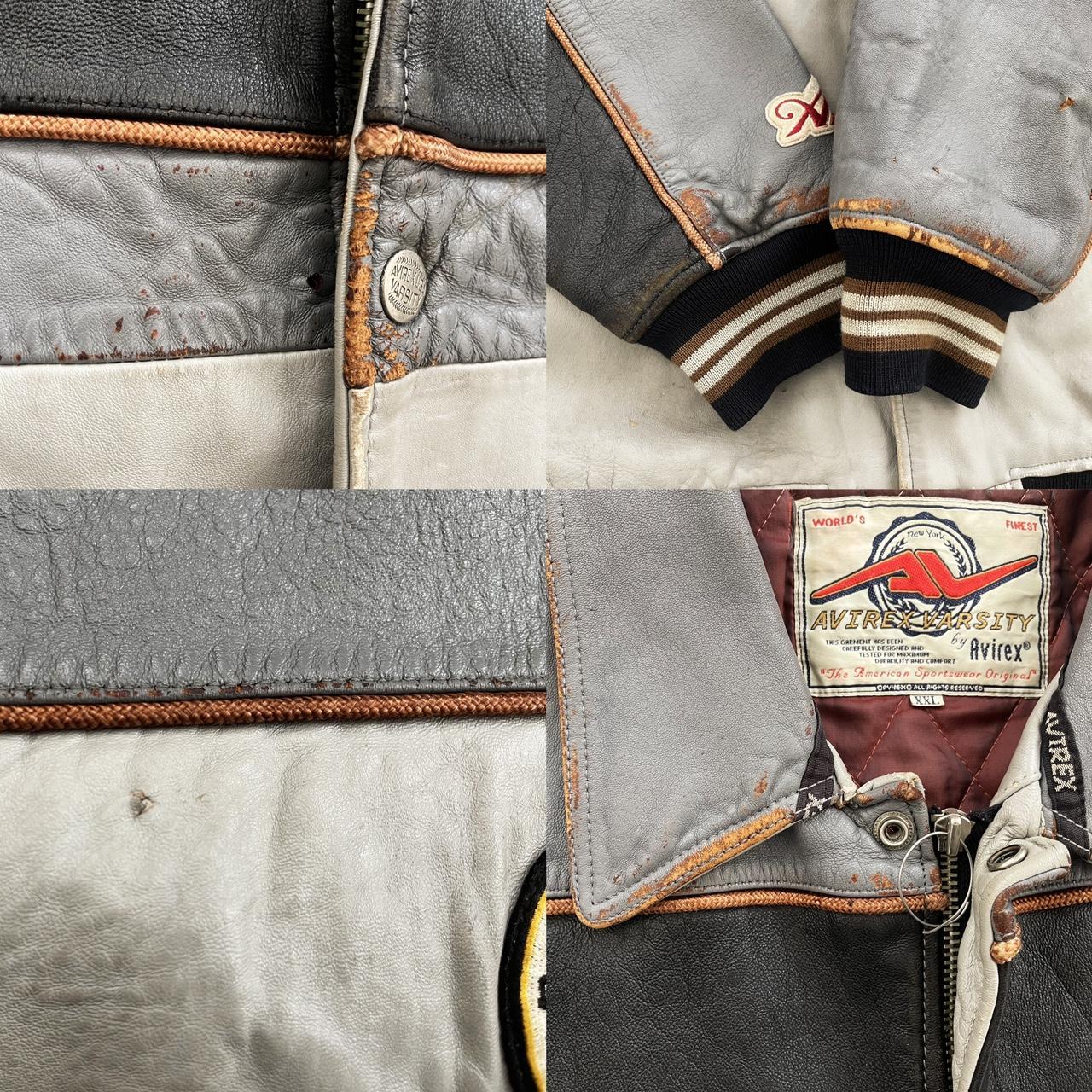 Avirex Leather Varsity Jacket