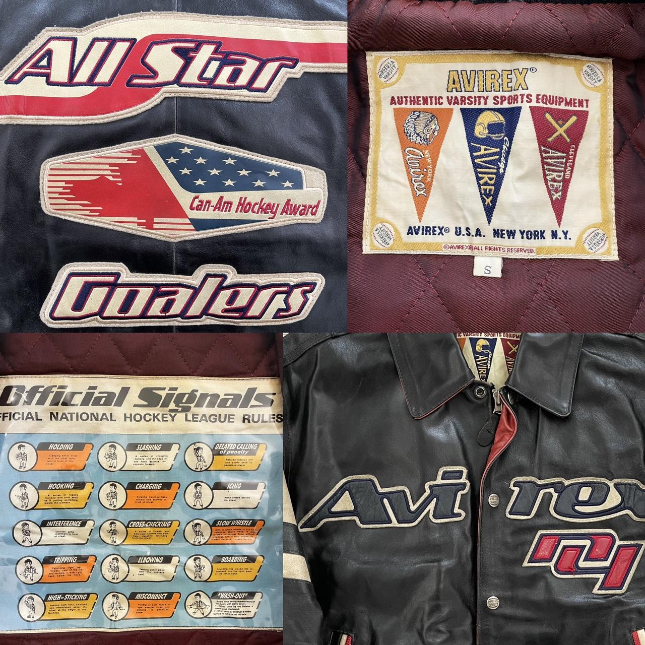 Avirex Leather Varsity Jacket