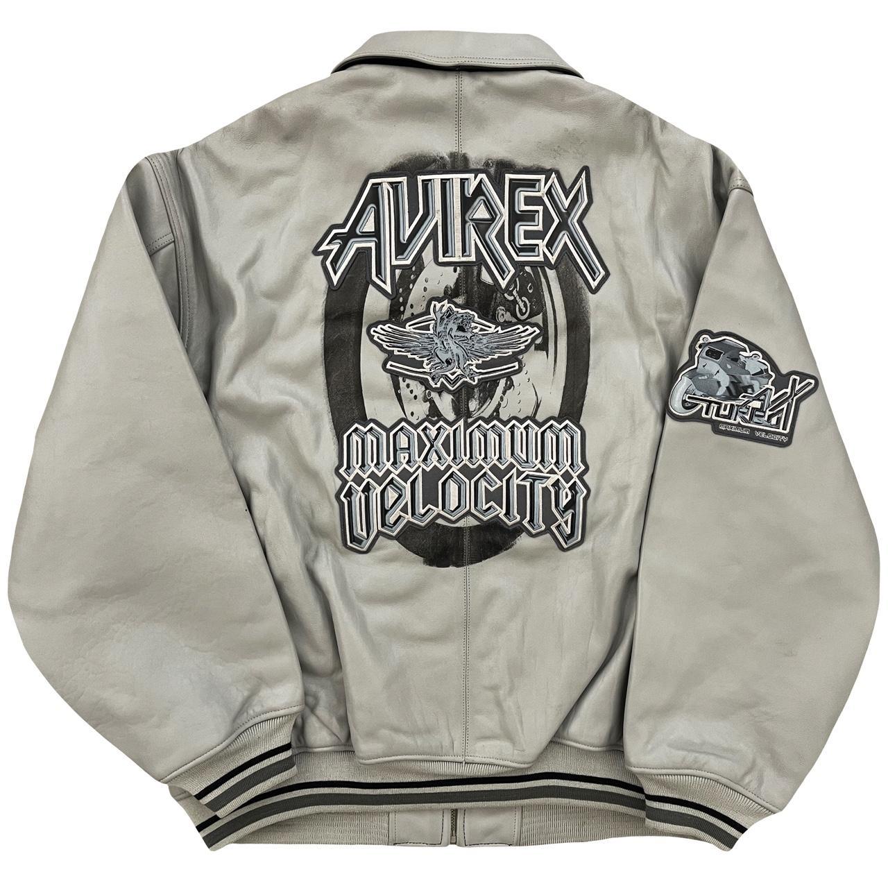 Avirex Leather Varsity Jacket - XXXL