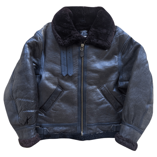 Avirex B-3 Sheepskin Aviator Flight Jacket - M