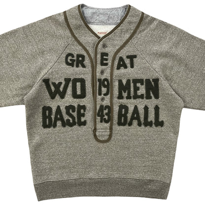 Kapital Great Women Baseball Henley Sweater