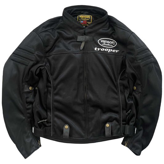 Vanson Leathers 'Trooper' Motorcycle Mesh Racer Jacket