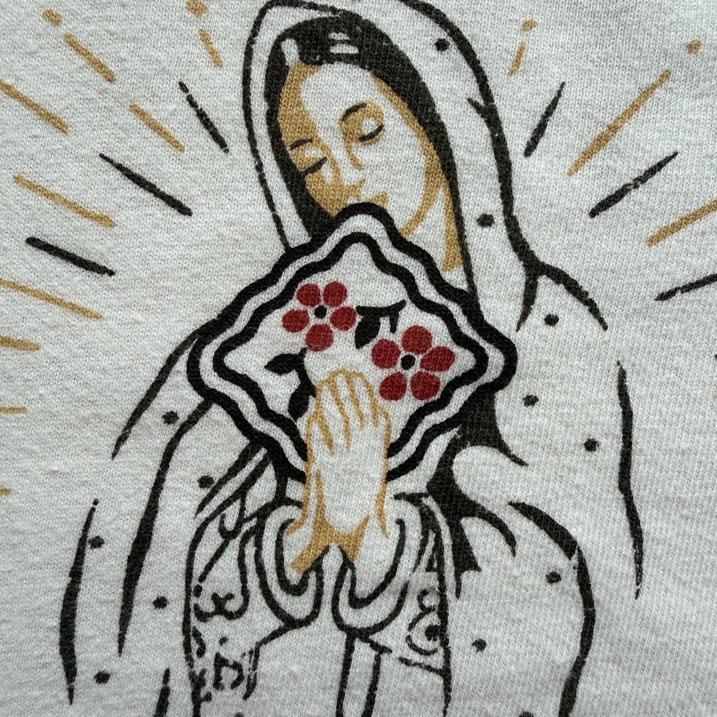 Kapital Virgin Mary Ringer T-Shirt - S