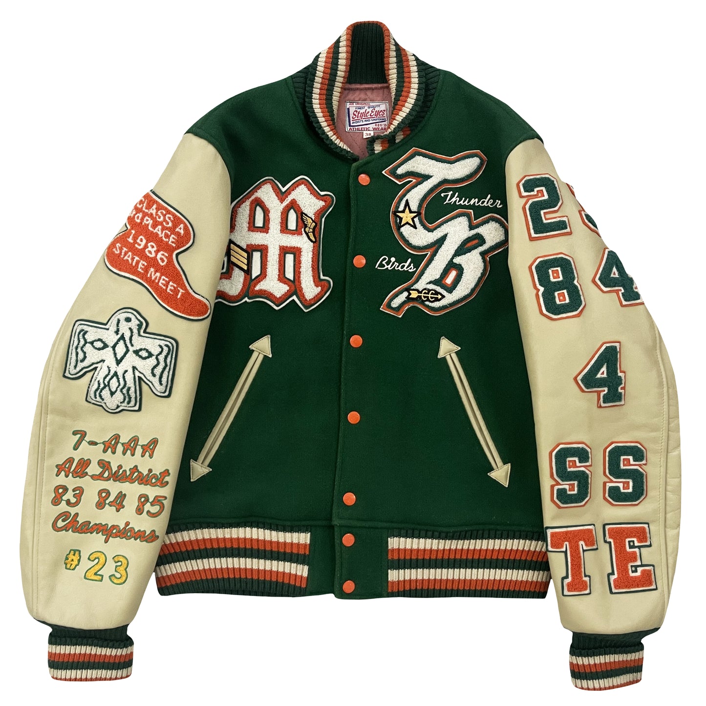 Style Eyes Memphis Thunderbirds Varsity Jacket - M