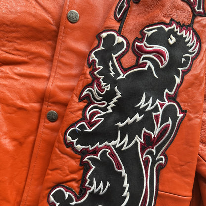 Avirex 'New York Lions' Leather Varsity Jacket - XL