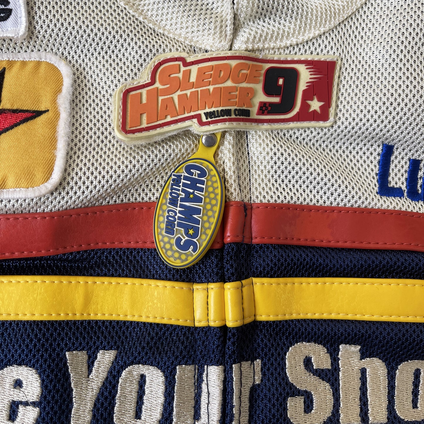 Yellow Corn Motorcycle Racing Jacket - M