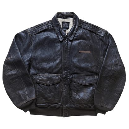 Avirex 'China Doll' 1987 A2 Leather Flight Jacket - XL