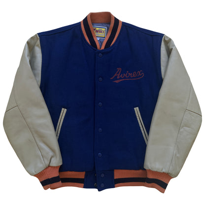 Avirex New York Leather Varsity Jacket - S