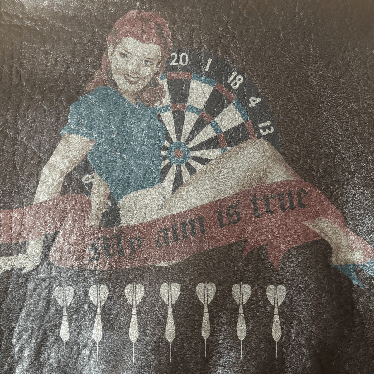 Avirex 'My Aim Is True' 1989 A2 Leather Flight Jacket - M / L
