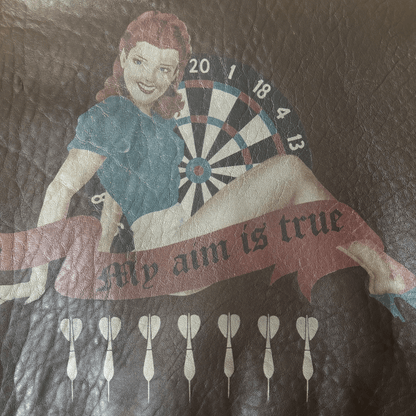 Avirex 'My Aim Is True' 1989 A2 Leather Flight Jacket - M / L