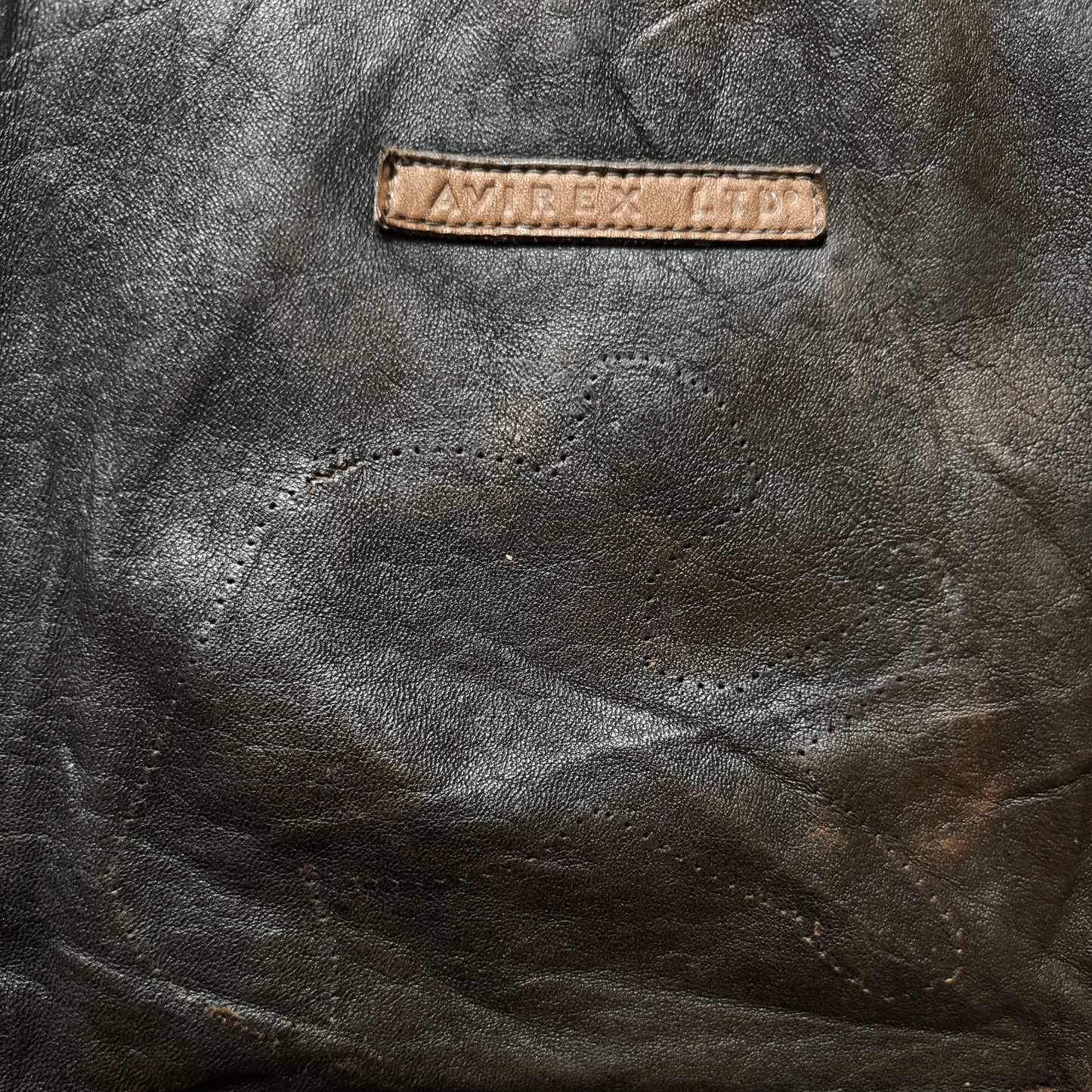 Avirex 'China Doll' 1987 A2 Leather Flight Jacket - XL