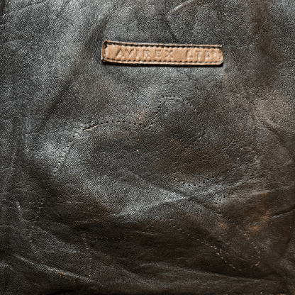 Avirex 'China Doll' 1987 A2 Leather Flight Jacket - XL