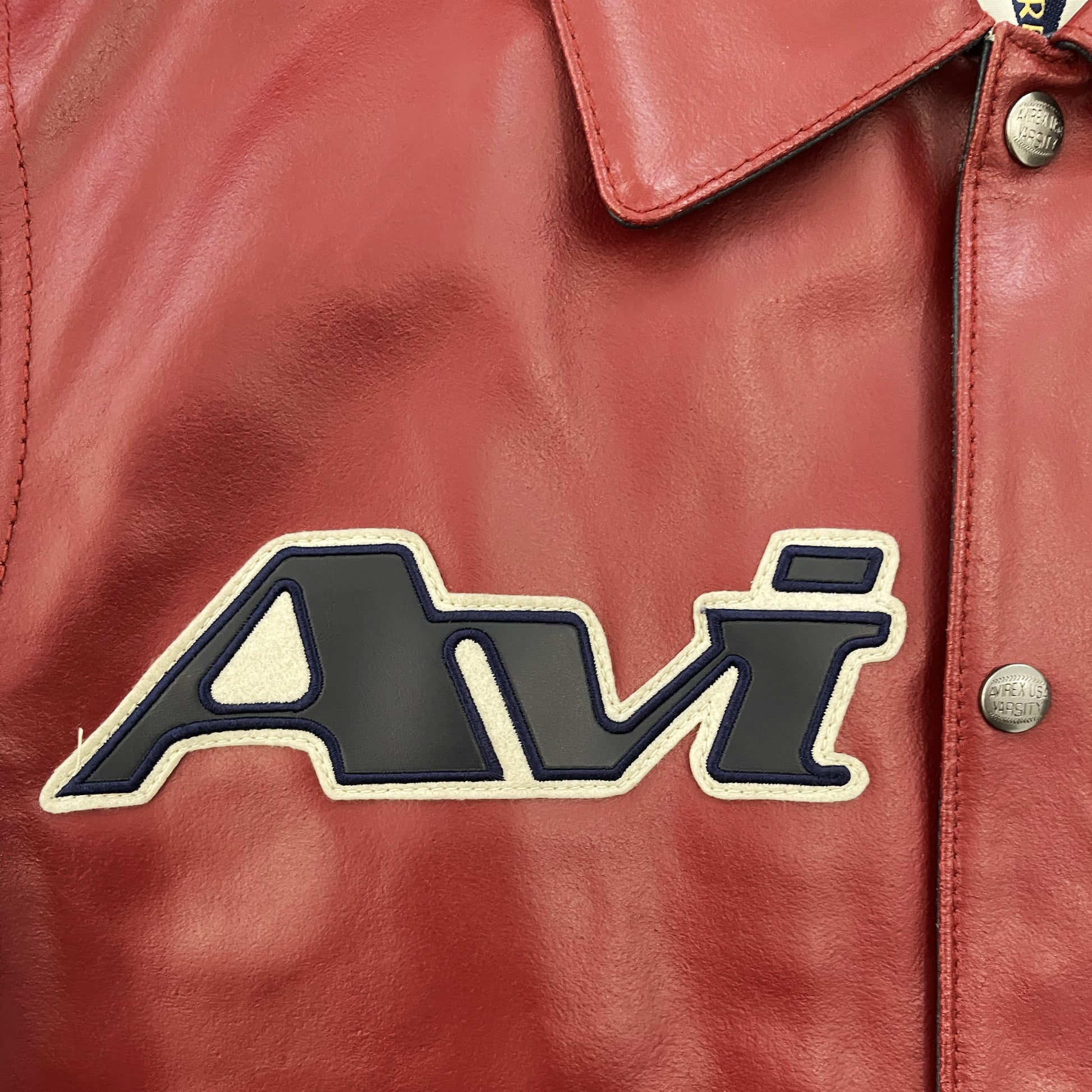 Avirex Leather Varsity Jacket