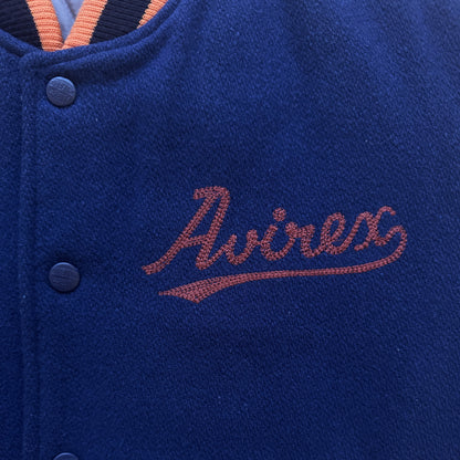 Avirex New York Leather Varsity Jacket - S
