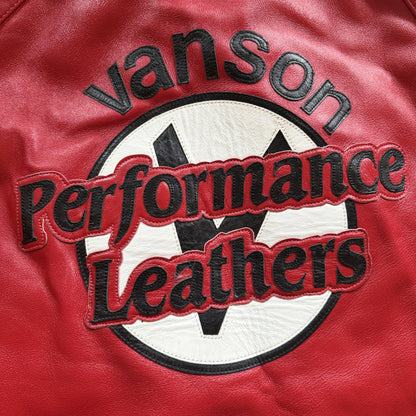 Vanson Leathers Race Team Leather Jacket - XXL