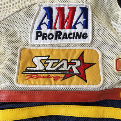 Yellow Corn Motorcycle Racing Jacket - M