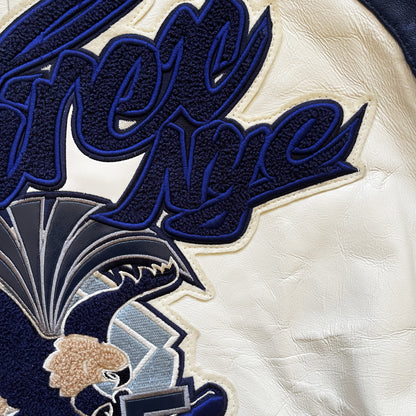 Avirex Champs Leather Varsity Jacket - L