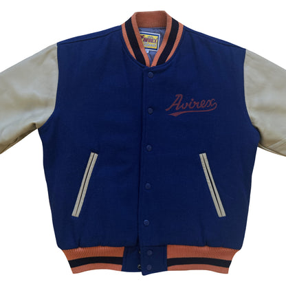 Avirex New York Leather Varsity Jacket - S