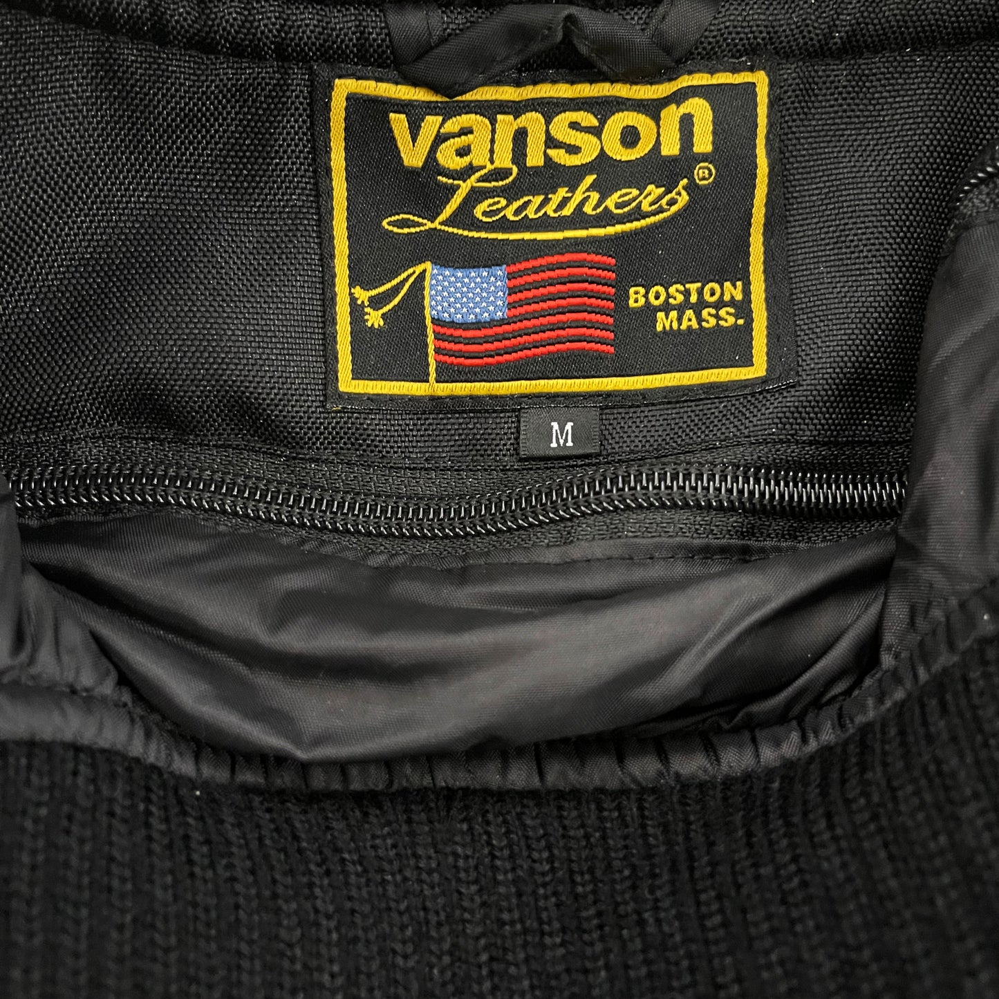 Vanson Leathers Bomber Jacket - M