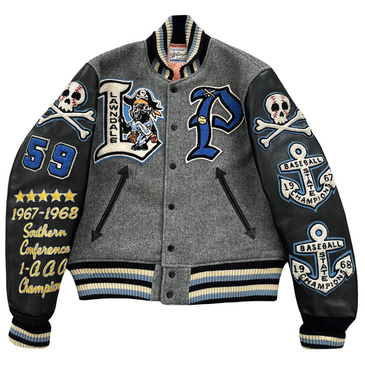 Whitesville Lawndale Pirates Varsity Jacket - M