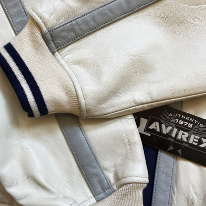 Avirex Champs Leather Varsity Jacket - L