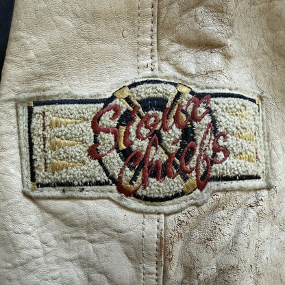 Avirex 'Sioux Chiefs' Leather Varsity Jacket - M