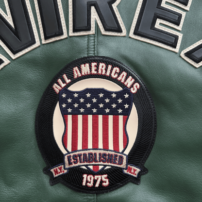 Avirex USA Signature Leather Varsity Jacket - L