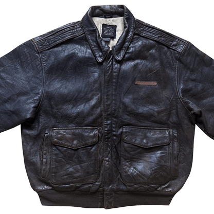 Avirex 'China Doll' 1987 A2 Leather Flight Jacket - XL