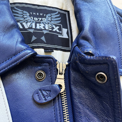 Avirex Champs Leather Varsity Jacket - L