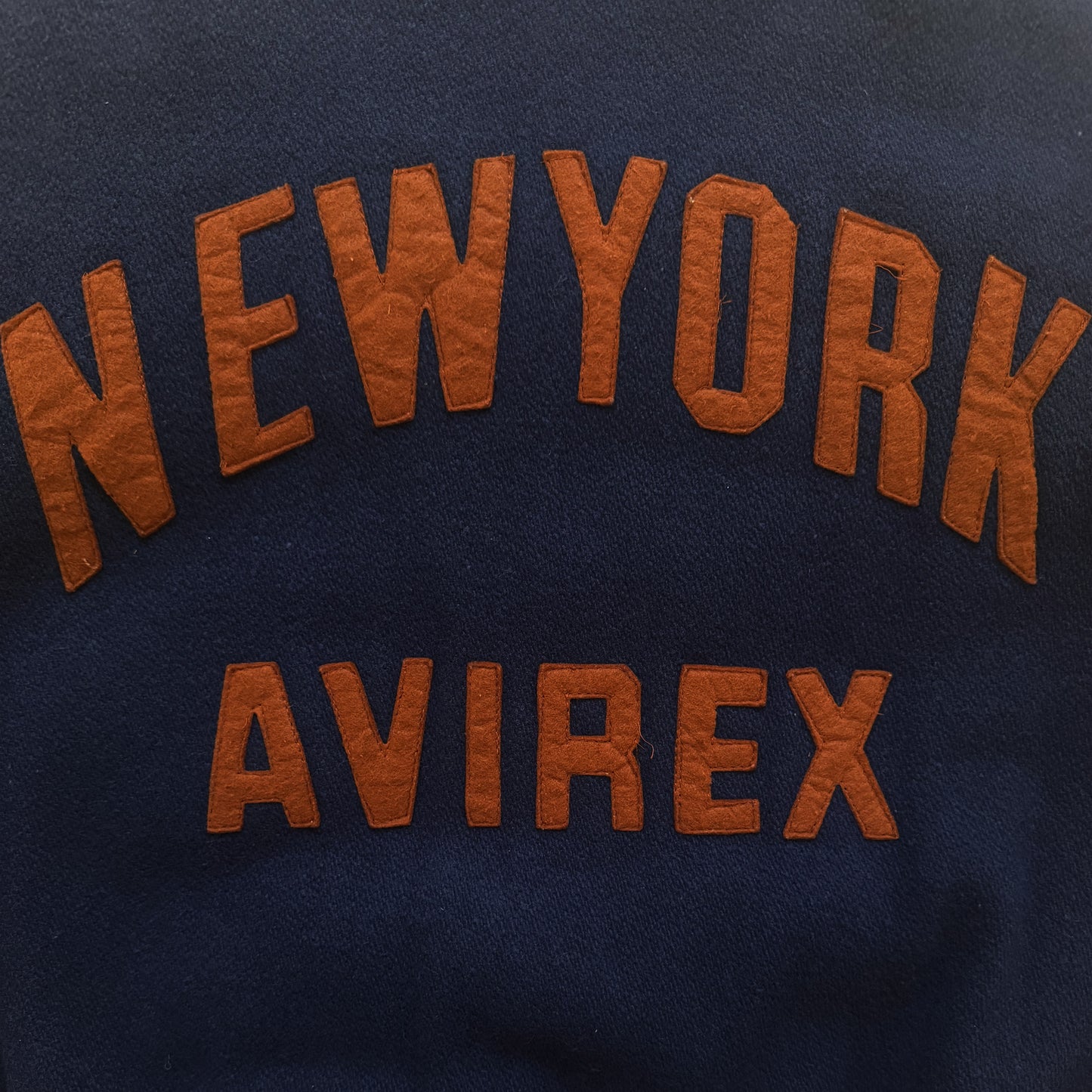 Avirex New York Leather Varsity Jacket - S