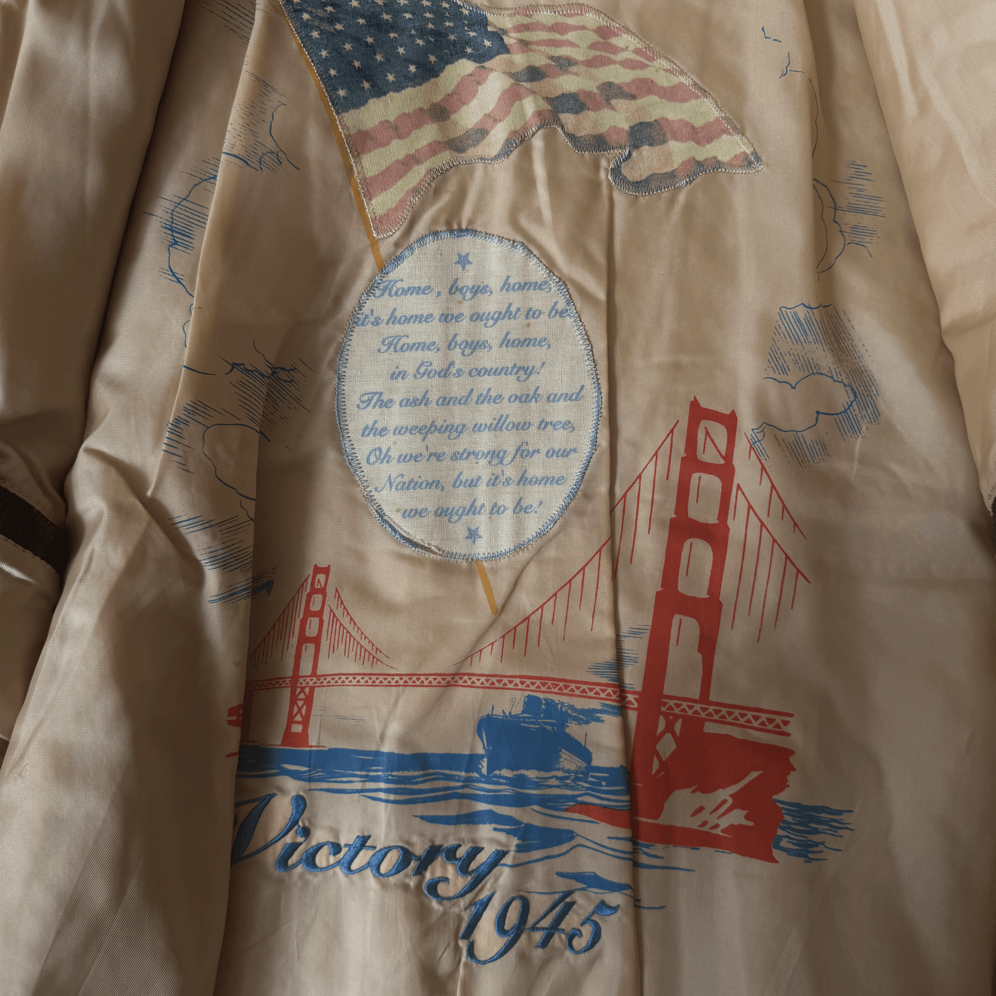 Avirex 'My Aim Is True' 1989 A2 Leather Flight Jacket - M / L