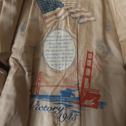 Avirex 'My Aim Is True' 1989 A2 Leather Flight Jacket - M / L