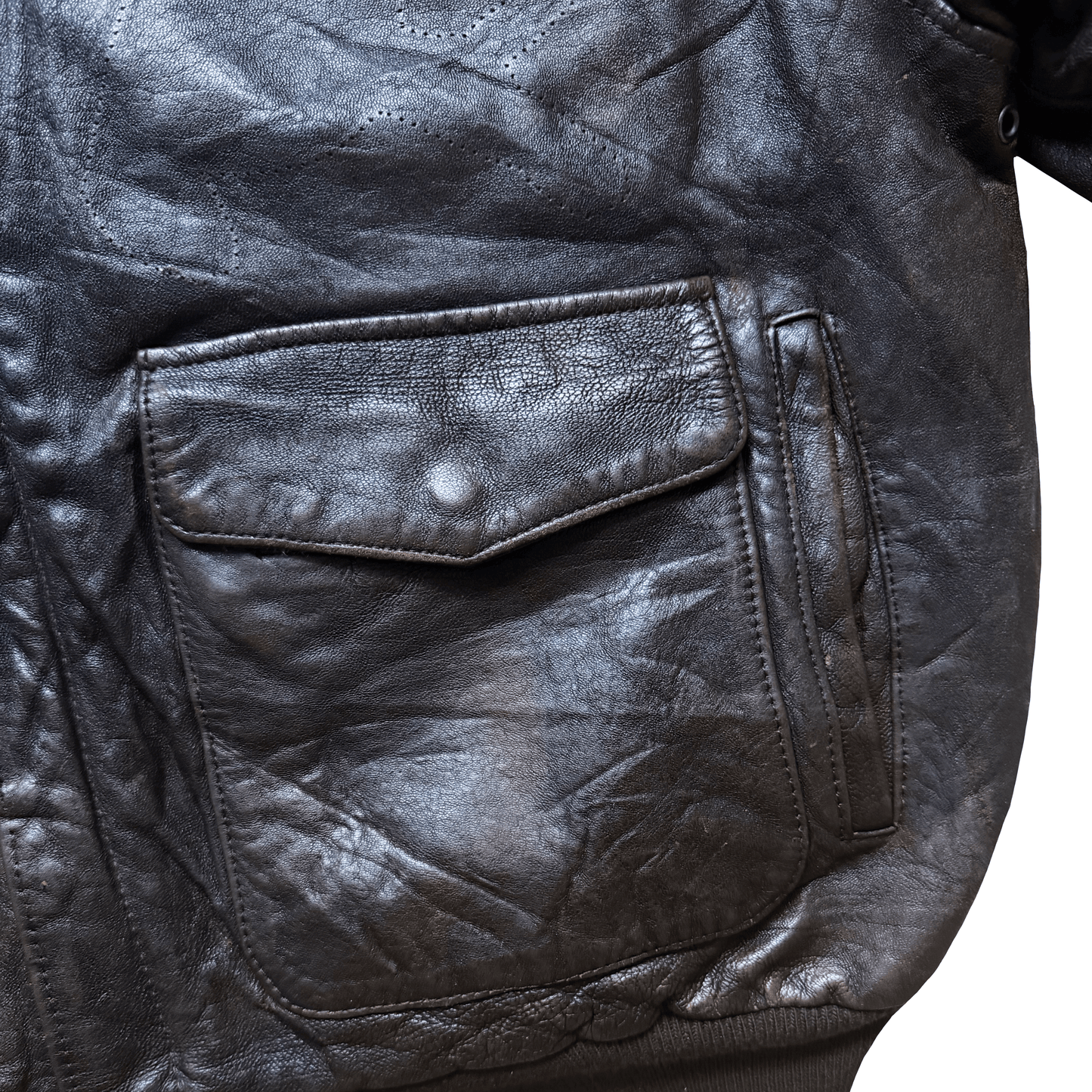 Avirex 'China Doll' 1987 A2 Leather Flight Jacket - XL