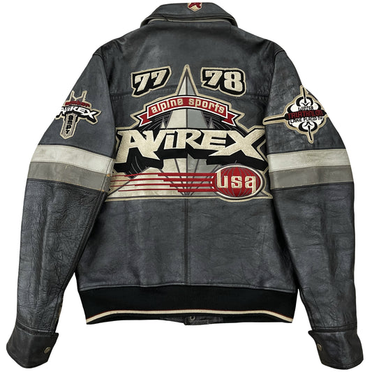 Avirex Leather Varsity Jacket