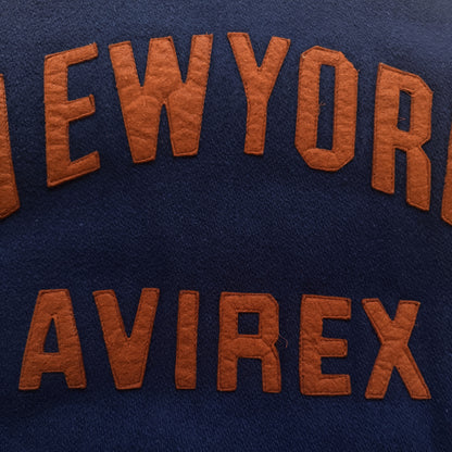 Avirex New York Leather Varsity Jacket - S