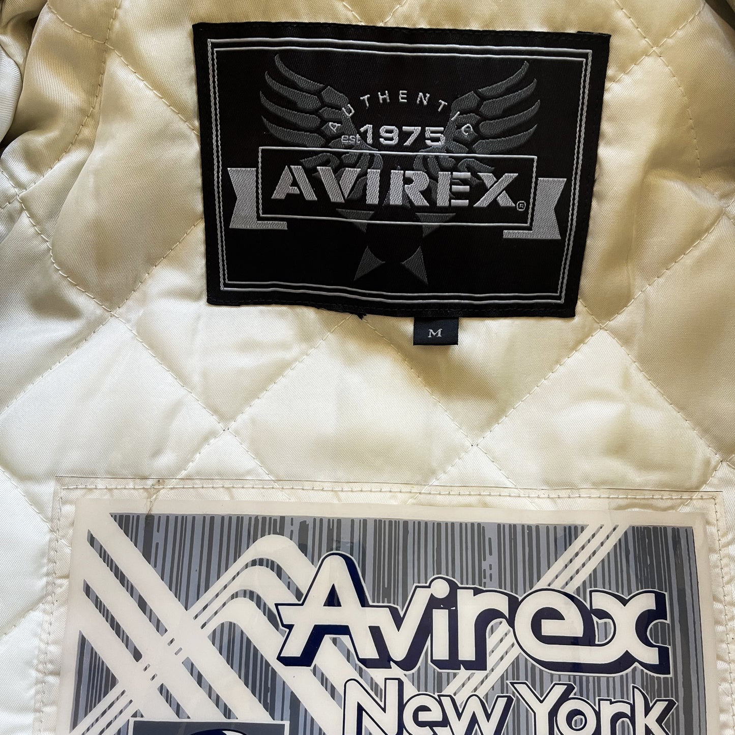 Avirex Champs Leather Varsity Jacket - L